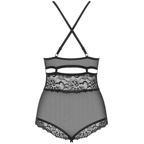 OBSESSIVE - TED-1 TEDDY ABIERTO NEGRO S/M - – Image 4