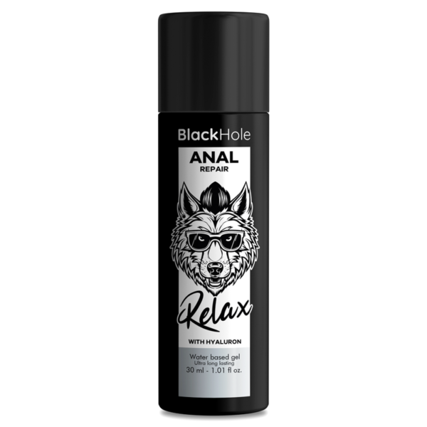 BLACK HOLE - RÉPARATION ANAL À BASE D''EAU RELAX AVEC HYALURON 30 ML -