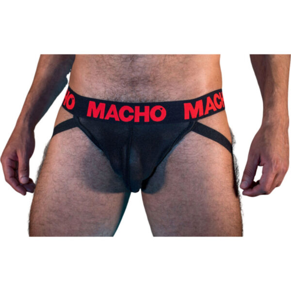 MACHO - MX26X2 JOCK NOIR/ROUGE M -