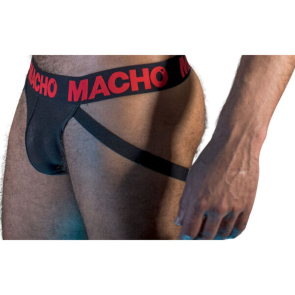 MACHO - MX26X2 JOCK NOIR/ROUGE M - – Image 2