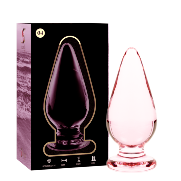 NEBULA SERIES BY IBIZA - PLUG ANAL MODÈLE 4 VERRE BOROSILICATE ROSE 11 CM -O- 5 CM - – Image 3