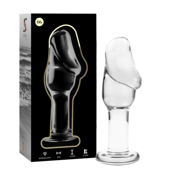 NEBULA SERIES BY IBIZA - PLUG ANAL MODÈLE 6 VERRE BOROSILICATE CLAIR 12.5 CM -O- 4 CM - – Image 3