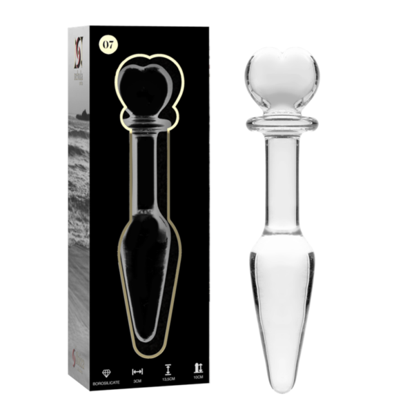 NEBULA SERIES BY IBIZA - PLUG ANAL MODÈLE 7 VERRE BOROSILICATE CLAIR 13.5 CM -O- 3 CM - – Image 3