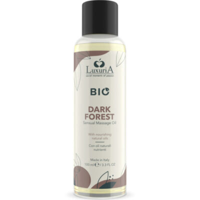 INTIMATELINE LUXURIA - HUILE DE MASSAGE BIO FORÊT NOIRE 100 ML -