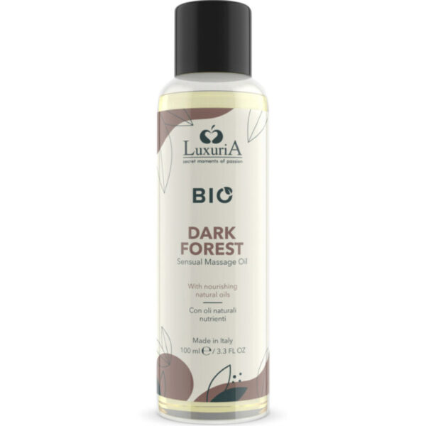 INTIMATELINE LUXURIA - HUILE DE MASSAGE BIO FORÊT NOIRE 100 ML -