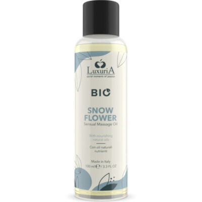 INTIMATELINE LUXURIA - HUILE DE MASSAGE BIO FLEUR DES NEIGES 100 ML -