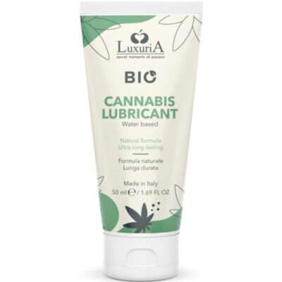 INTIMATELINE - LUXURIA LUBRIFIANT BASE D'EAU BIO CANNABIS 50 ML -