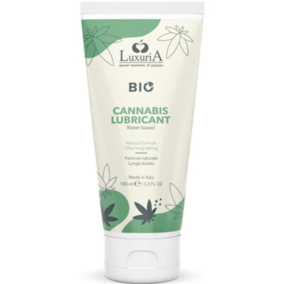 INTIMATELINE - LUXURIA LUBRIFIANT BASE D'EAU BIO CANNABIS 100 ML -