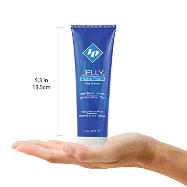 ID JELLY - LUBRIFIANT À BASE D'EAU TUBE DE VOYAGE EXTRA ÉPAIS 120 ML - – Image 3