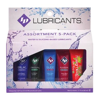 ID JUICY LUBE - ASSORTIMENT DE 5 TUBES DE LUBRIFIANT 12 ML -