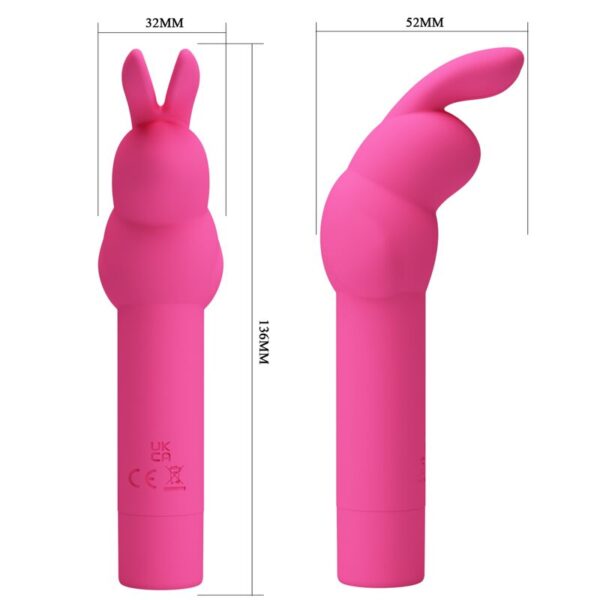 PRETTY LOVE - VIBRATEUR EN SILICONE LAPIN GERARDO FUSCHIA - – Image 7