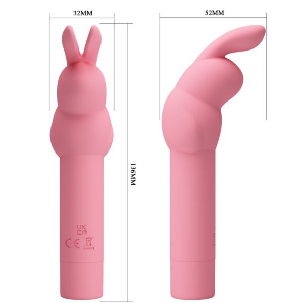 PRETTY LOVE - VIBRATEUR EN SILICONE LAPIN ROSE GERARDO - – Image 7