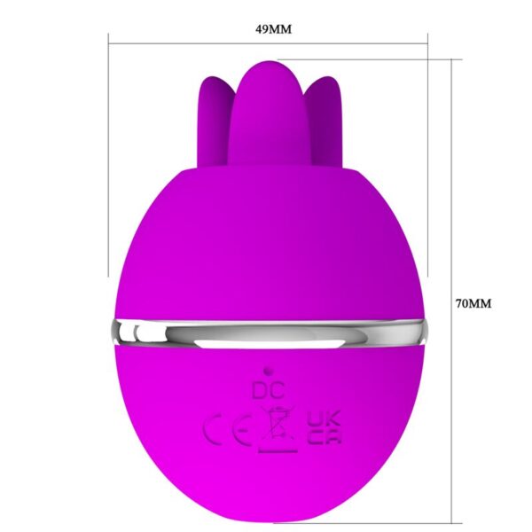 PRETTY LOVE - VIBRATEUR ROND EN SILICONE GEMINI BALL VIOLET - – Image 7