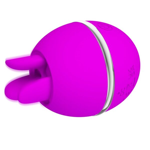 PRETTY LOVE - VIBRATEUR ROND EN SILICONE GEMINI BALL VIOLET - – Image 5