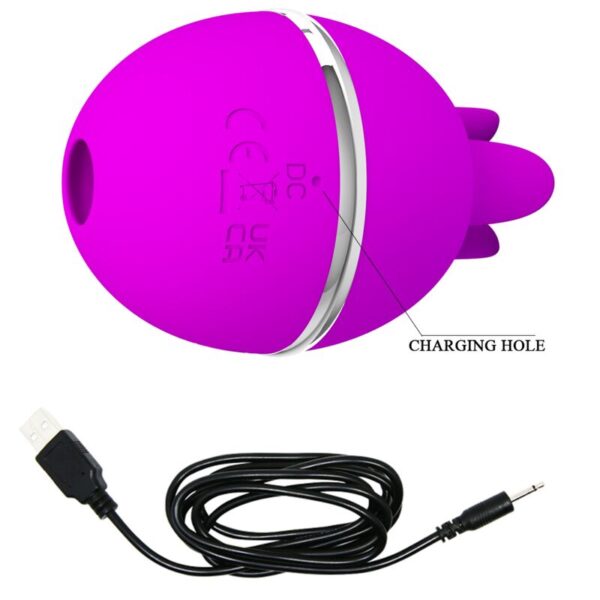PRETTY LOVE - VIBRATEUR ROND EN SILICONE GEMINI BALL VIOLET - – Image 6