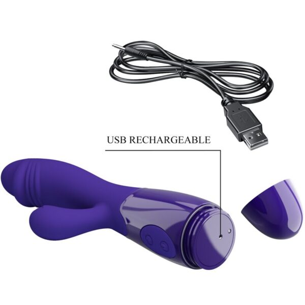 PRETTY LOVE - VIBRATEUR SNAPPY YOUTH & STIMULATEUR DE POINT G VIOLET - – Image 5