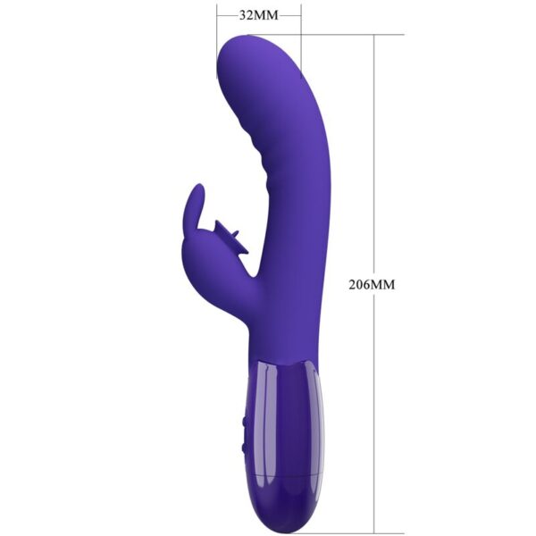 PRETTY LOVE - VIBRATEUR CERBERUS YOUTH LAPIN VIOLET - – Image 5