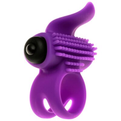 ADRIEN LASTIC - ANNEAU VIBRATEUR VIOLET BULLET LASTIC -