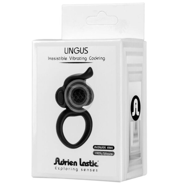 ADRIEN LASTIC - ANNEAU VIBRATEUR LINGUS NOIR - – Image 3