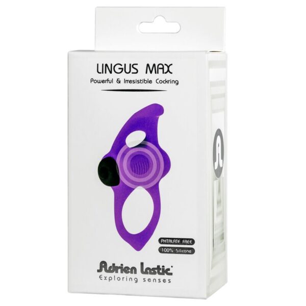 ADRIEN LASTIC - ANNEAU VIBRATEUR LINGUS MAX VIOLET - – Image 4