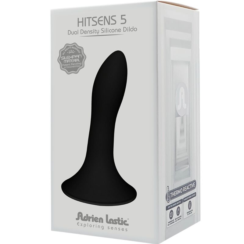 ADRIEN LASTIC - GODE EN SILICONE HITSENS 5 NOIR - – Image 4