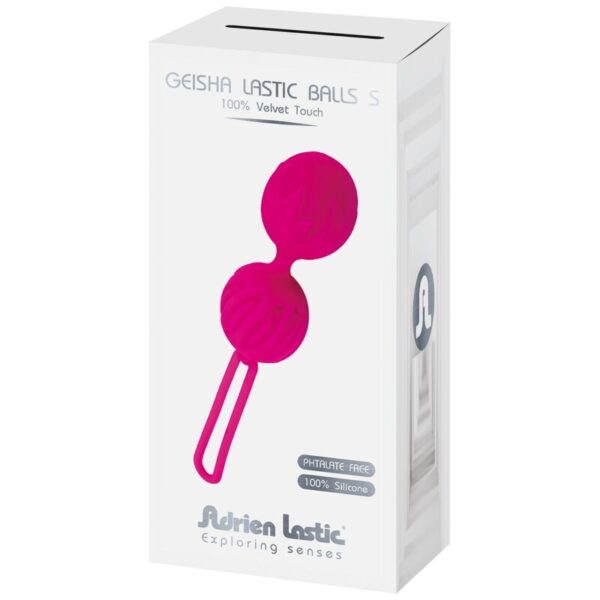 ADRIEN LASTIC - BALLES GEISHA LASTIC SILICONE TAILLE S FUCHSIA - – Image 2