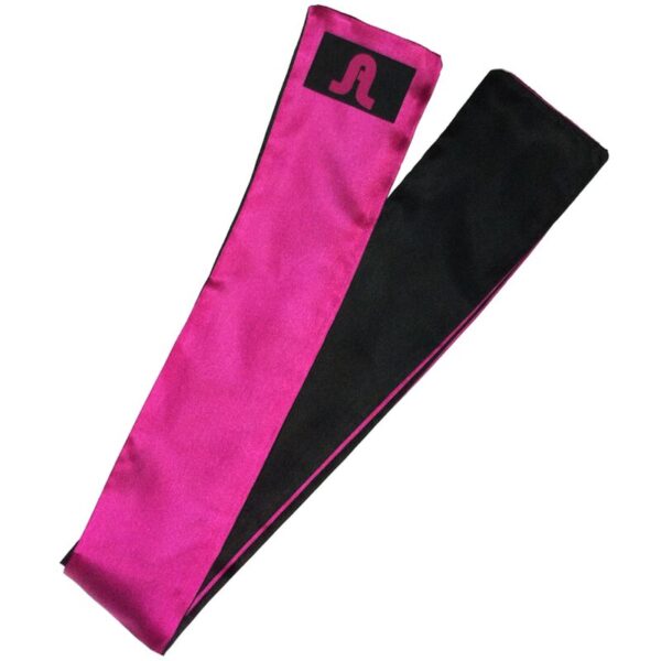 ADRIEN LASTIC - BANDAGE RÉVERSIBLE SATIN ROSE/NOIR -