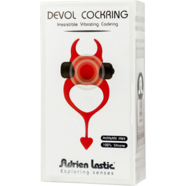 ADRIEN LASTIC - ANNEAU VIBRATEUR ROUGE DEVOL COCKRING - – Image 4