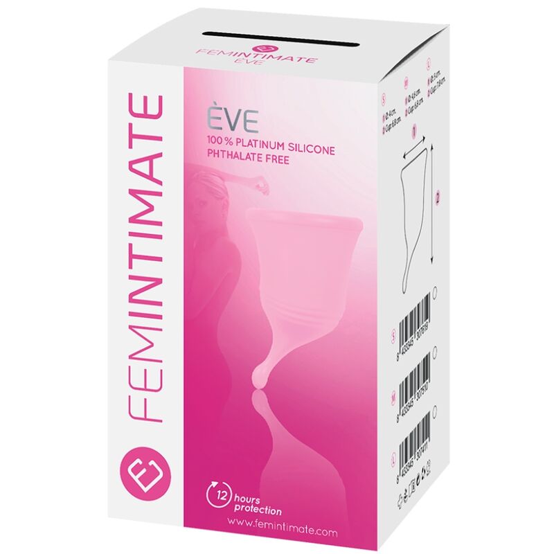FEMINTIMATE - EVE NEW COUPE MENSTRUELLE EN SILICONE TAILLE L - – Image 2