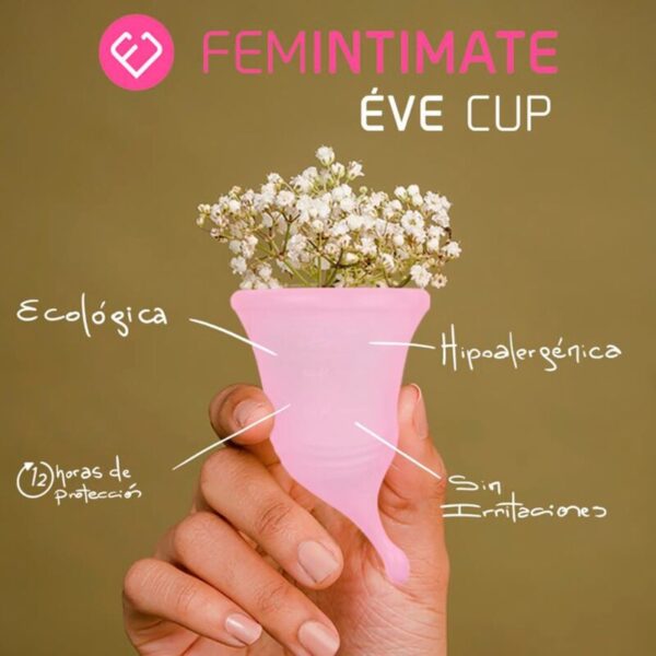 FEMINTIMATE - EVE NEW COUPE MENSTRUELLE EN SILICONE TAILLE M - – Image 2