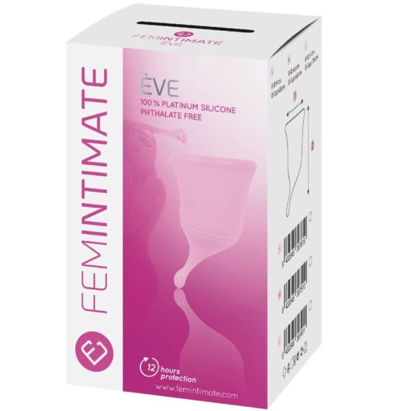 FEMINTIMATE - EVE NEW COUPE MENSTRUELLE EN SILICONE TAILLE S - – Image 2