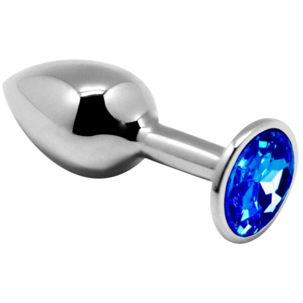 ALIVE - MINI PLUG DE PLAISIR ANAL MÉTAL BLEU TAILLE S -