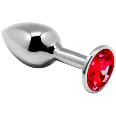 ALIVE - MINI PLUG DE PLAISIR ANAL MÉTAL ROUGE TAILLE M -