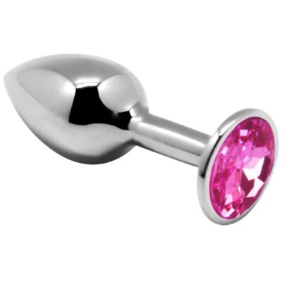 ALIVE - PLAISIR ANAL MINI PLUG MÉTAL ROSE TAILLE M -