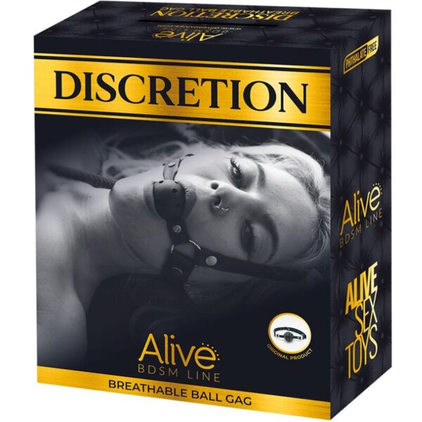 ALIVE - GAG RESPIRANT DISCRETION NOIR - – Image 3