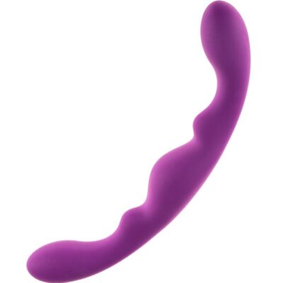 ALIVE - GODE LUNA DOUBLE PÉNÉTRATION SILICONE VIOLET 25 CM -