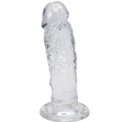 ALIVE - PÉNIS RÉALISTE MAJESTIC TRANSPARENT 14,7 CM -