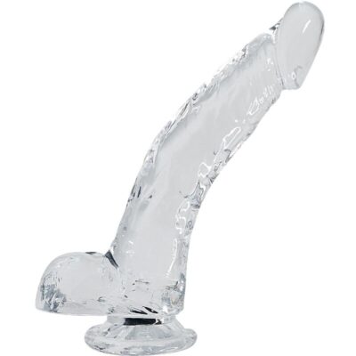 ALIVE - PÉNIS RÉALISTE D'ÉTALON TRANSPARENT 22 CM -