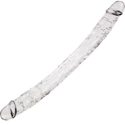 ALIVE - PÉNIS RÉALISTE SUPRÊME TRANSPARENT 38,5 CM -