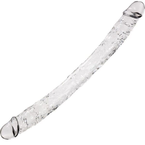 ALIVE - PÉNIS RÉALISTE SUPRÊME TRANSPARENT 38,5 CM -