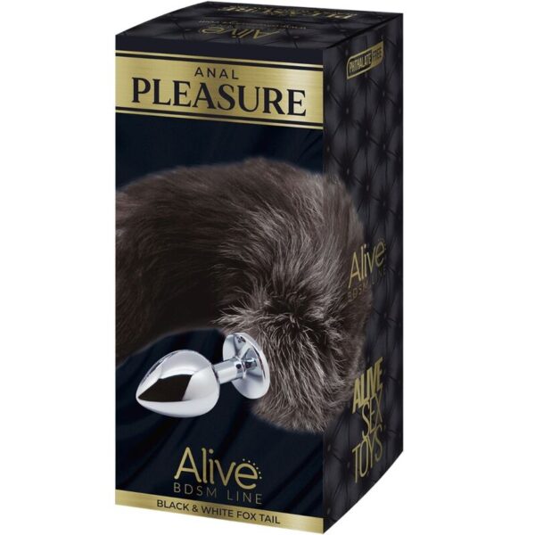 ALIVE - PLUG DE PLAISIR ANAL QUEUE DE RENARD EN MÉTAL TAILLE L - – Image 4