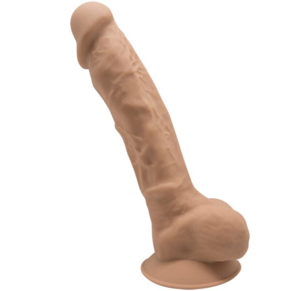 SILEXD - MODÈLE 1 PÉNIS RÉALISTE PREMIUM SILEXPAN SILICONE CARAMEL 17.5 CM -