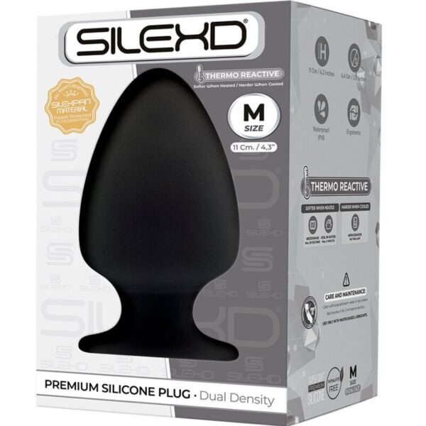 SILEXD - PLUG ANAL MODÈLE 1 PREMIUM SILEXPAN SILICONE PREMIUM THERMOREACTIF TAILLE M - – Image 2