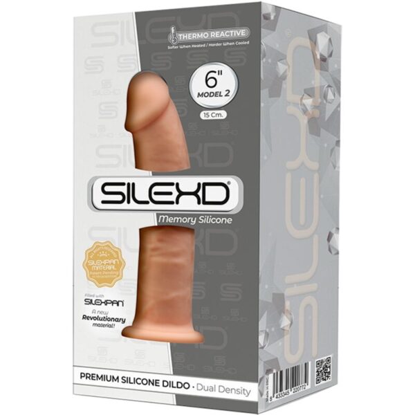 SILEXD - MODÈLE 2 PÉNIS RÉALISTE PREMIUM SILEXPAN SILICONE 15 CM - – Image 3