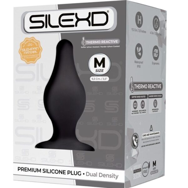 SILEXD - PLUG ANAL MODÈLE 2 PREMIUM SILEXPAN SILICONE PREMIUM THERMOREACTIF TAILLE M - – Image 2