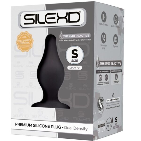 SILEXD - PLUG ANAL MODÈLE 2 PREMIUM SILEXPAN SILICONE PREMIUM THERMOREACTIF TAILLE S - – Image 2