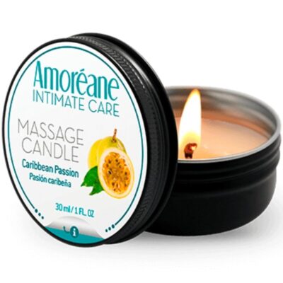 AMOREANE - BOUGIE DE MASSAGE PASSION DES CARAÏBES 30 ML -