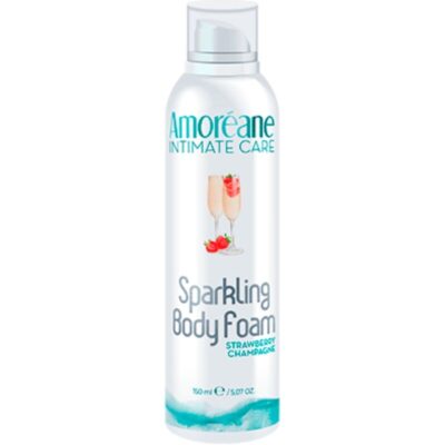 AMOREANE - MASSEUR CORPS MOUSSE FRAISE CHAMPAGNE 150 ML -