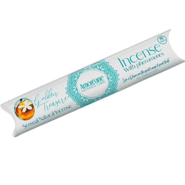 AMOREANE - ENCENS TRÉSOR D'OR AUX PHÉROMONES ARÔME JASMIN - – Image 3