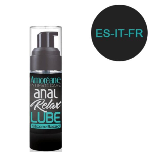 AMOREANE - LUBRIFIANT ANAL À BASE DE SILICONE 30 ML ES/IT/FR - – Image 2